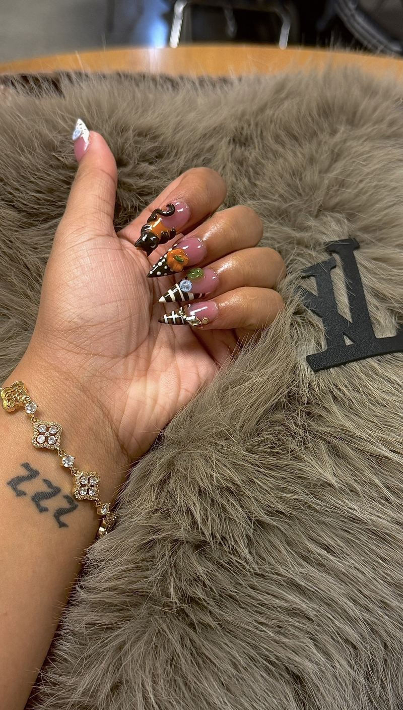 A finished custom acrylic set by Adore The Set